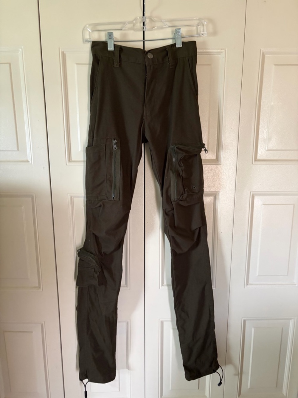 American Stitch Gorpcore Cargo military green Utility Soft Durable  Sz 25/34.5